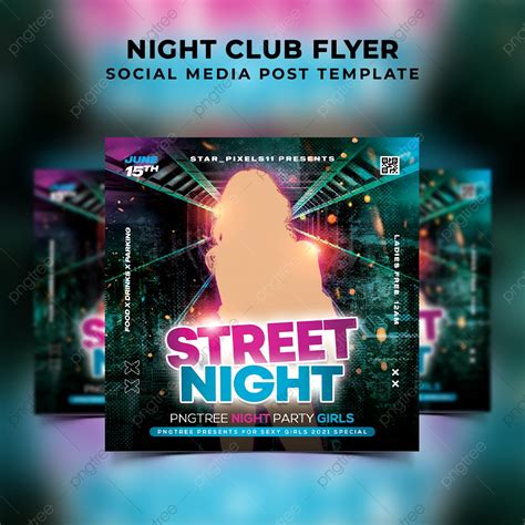 Club Flyer Background Templates