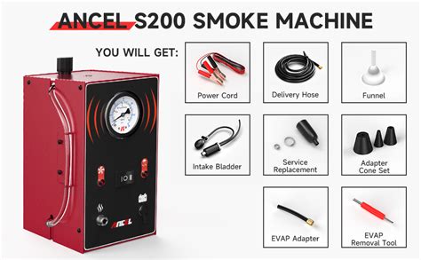 Amazon Ancel S Smoke Machine Automotive With Built In Air Pump