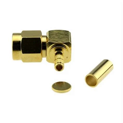 Sma Male Right Angle Crimp Connector For Lmr 316 Rg 174 Cable At Rs