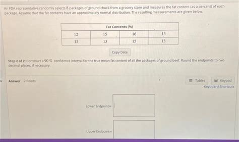 Solved An Fda Representative Randomly Selects Packages Of Chegg