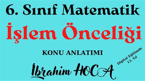 S N F Matematik Lem Nceli I Konu Anlat M Youtube