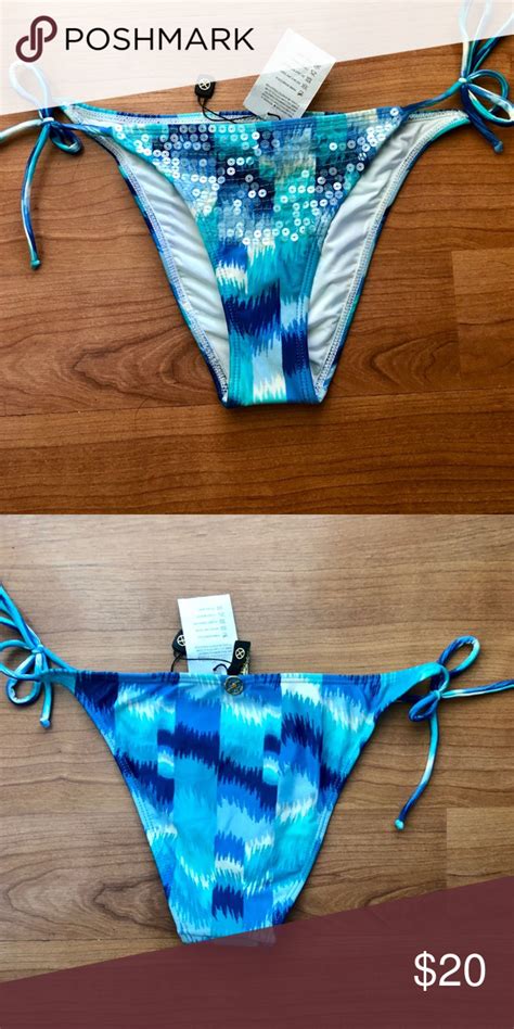 ViX Sequin Side Tie Bikini Bottom NWT Stunning And Unique Vix Swim