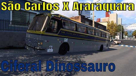 Rotas Brasil Ciferal Dinossauro Viação Cometa São Carlos X Araraquara