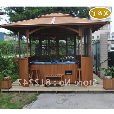 Collection 90 Pictures Gazebos For Hot Tubs Pictures Superb