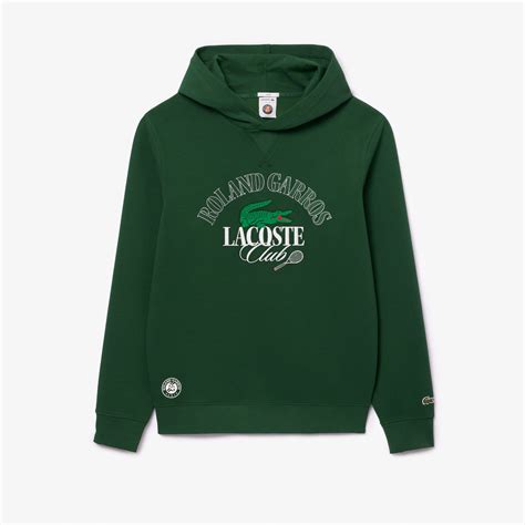 Sweat Capuche Sport Sportsuit Dition Unisexe Lacoste X Roland Garros