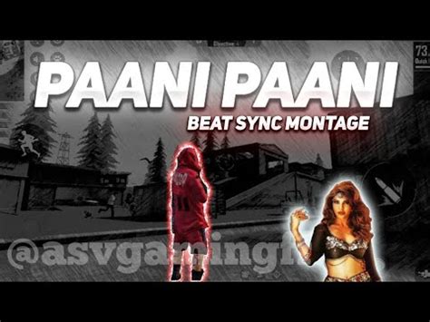 Paani Paani Beat Sync Free Fire Paani Paani Youtube