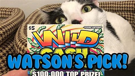 Watson S Pick Wild Cash Bonanza Texas Lottery Scratch Off Youtube