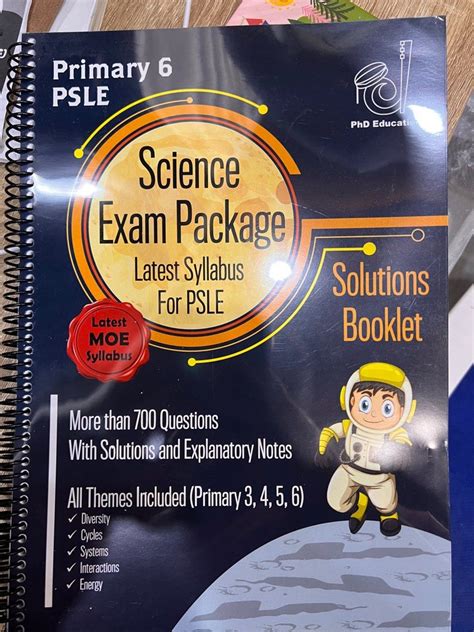 PhD Education PSLE Science Exam Package Hobbies Toys Books