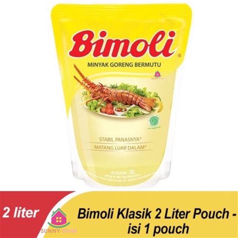 Jual Bimoli Klasik Liter Minyak Goreng Kelapa Sawit Bimoli Liter