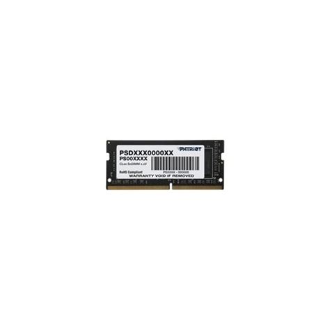 PATRIOT Signature Line 4GB DDR4 2666MHz SODIMM PC4 21300 Enaa