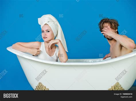 Man Woman On Bathtub Image And Photo Free Trial Bigstock