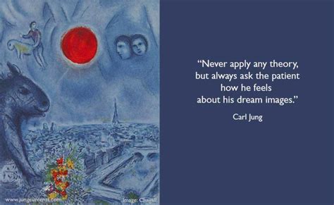 C.G. Jung: "Never apply any theory, but always ask a patient how he feels about his dream images ...