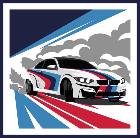 Bmw M4 Illustration I Made Bmw