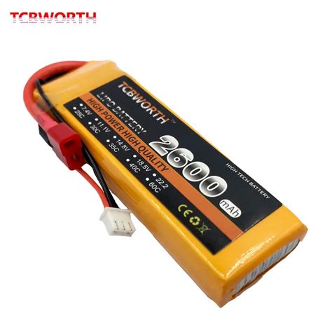 RC Airplane LiPo Battery 2s 7 4v 2600mAh 30C For RC Car Board Quadrotor