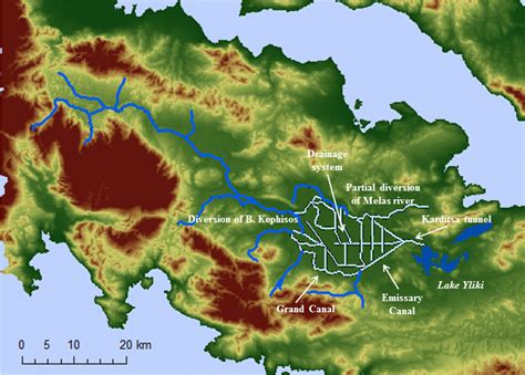 Copais Basin Hydrosystem Today Download Scientific Diagram