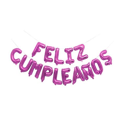 Letrero Feliz Cumpleaños Letra x Letra Inflable 16 Megapel Papelería