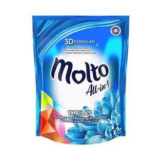 Jual N3w Pr0duk Molto All In One Pelembut Dan Pewangi Pakaian Blue