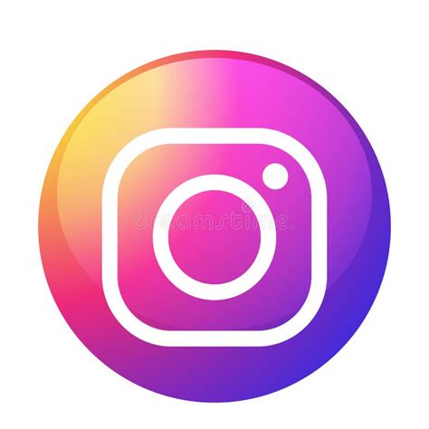 Nowy Instagram Kamery Logo Ikony Wektor Z Nowożytnymi Gradientowymi