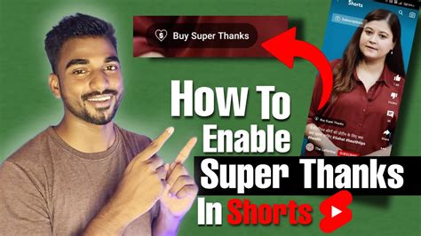 How To Enable Super Thanks In Shorts Youtube Super Thanks In Shorts