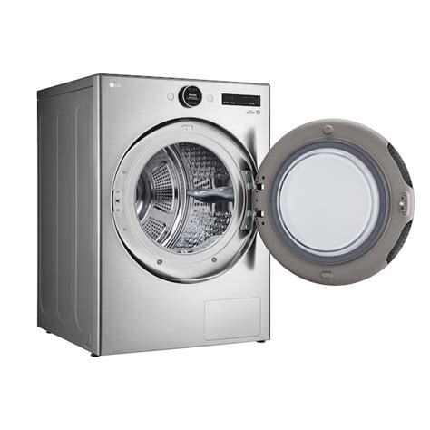 LG 7.8-cu ft Stackable Ventless Smart Electric Dryer (Graphite Steel ...