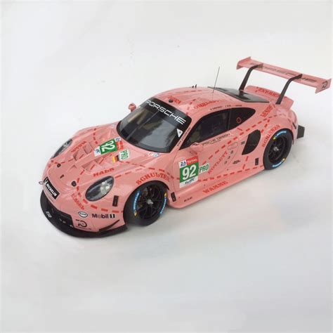 124 Porsche 911 Rsr N92 1ère Gt Pro Le Mans 2018 Cochon Rose Kit