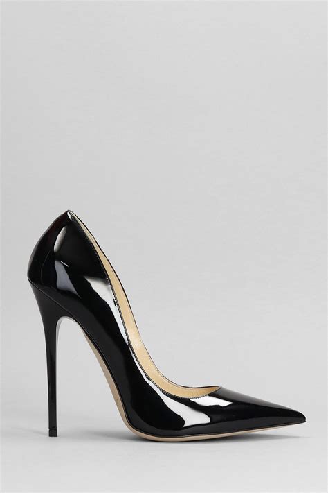 Jimmy Choo Anouk Pumps In Black Patent Leather Lyst