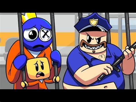 BLUE ESCAPE BARRY S PRISON Rainbow Friends Animation YouTube