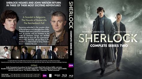 Sherlock Season Two TV Blu Ray Custom Covers Sherlock S2 BD Cover