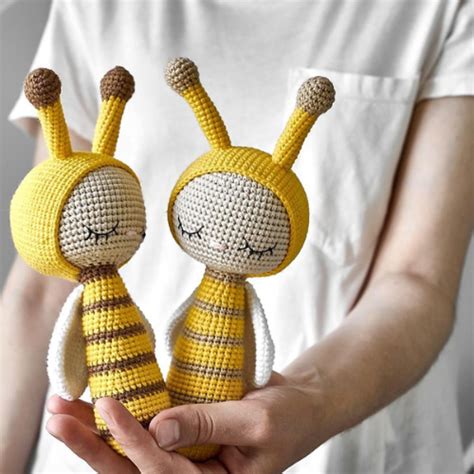 Patron Amigurumi Abeja Sonajero Jose David Rodríguez Hotmart