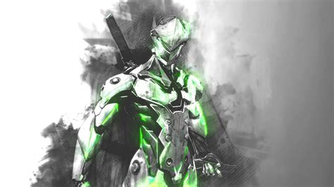 Papel De Parede Para Celular Overwatch Videogame Genji Overwatch