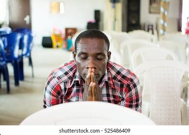 Man Praying Church Stock Photo 525486409 | Shutterstock