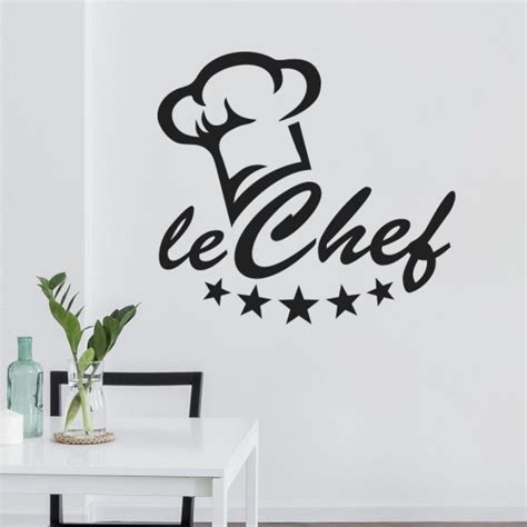 Stickers Toque Chef Cuisine Des Prix 50 Moins Cher Qu En Magasin