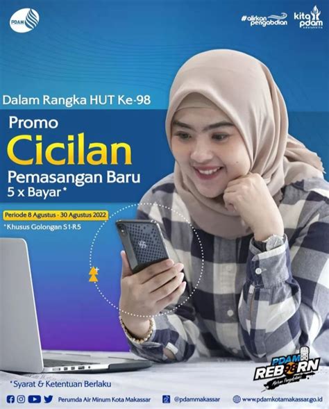 Pdam Makassar Beri Promo Cicilan Bagi Pelanggan Baru Kedai Berita