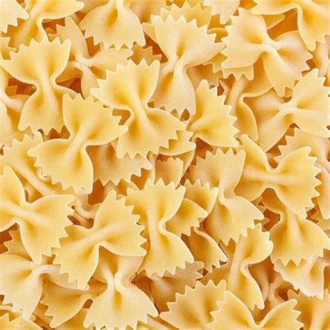 Golden Durum Wheat Farfalle Italian Pasta For Used As Snacks