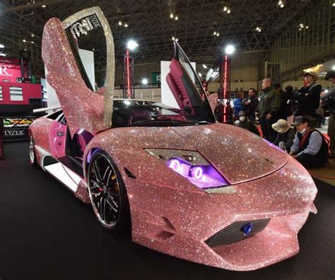 lyzer supercar  covered   hand glued swarovski crystals