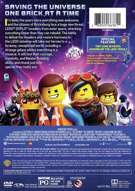 Buy The LEGO Movie 2 DVD | GRUV