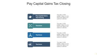 Pay Capital Gains Tax Closing Ppt Powerpoint Presentation Portfolio