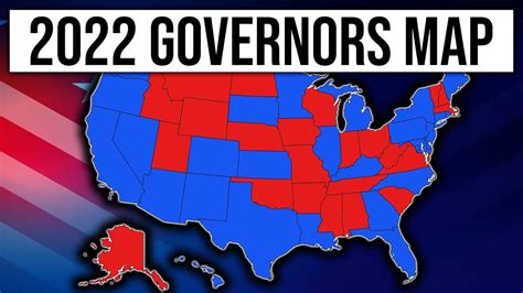 First 2022 Governor Elections Map Prediction 2022 Election Analysis Youtube