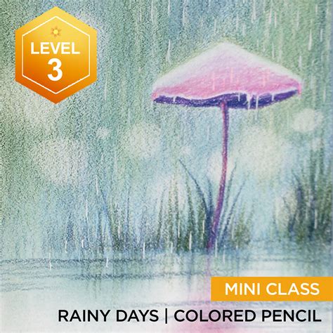 Rain Pencil Drawing