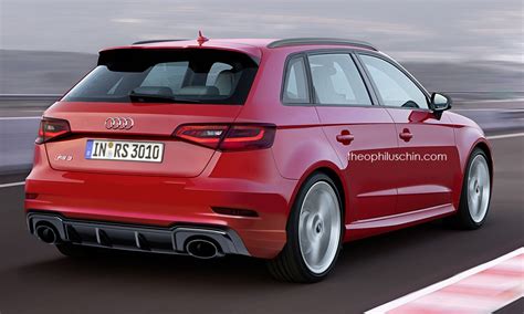 Audi Rs3 Sportback Facelift Rendering Should Preview 2017 Model