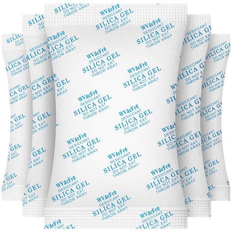 Wvacfre Gram Packs Food Grade Moisture Absorber Silica Gel