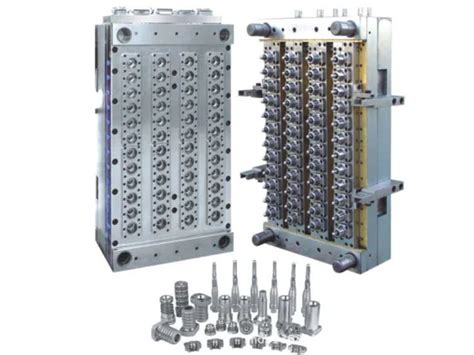 48 Cavity Pet Preform Injection Plastic Mould With Pneumatice Valve