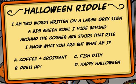 Halloween Riddles With Answers