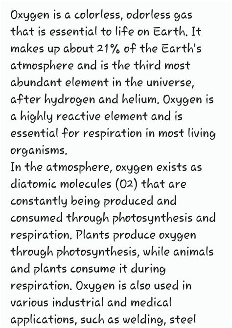 Solution The Importance Of Oxygen For Life On Earth Studypool