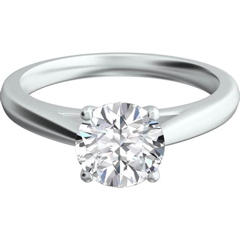 Platinum 1 Ct. Signature Solitaire Diamond Ring | Solitaires 1 Ct ...