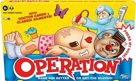 hasbro gaming operation game