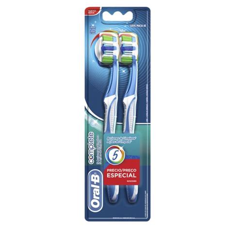 Escova Dental Oral B Complete 5 Ações De Limpeza Leve 2 Pague 1