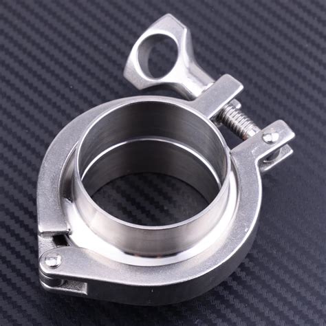 CITALL 2 Inch Stainless Steel 304 Silver V Band Flange Clamp Kit