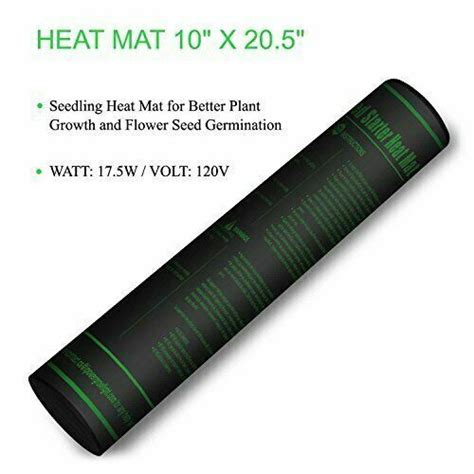 Ipower Seed Starter Heat Mat X Hydroponic Heating Pad Aquarium Ebay