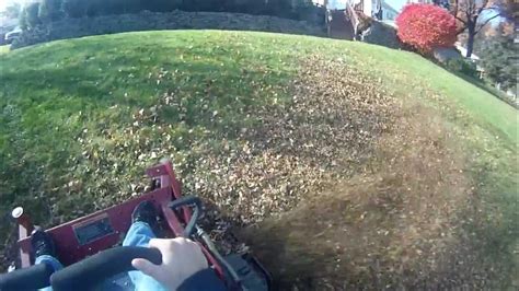 Toro Z Master Mulching Leaves Youtube